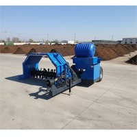 Retourneurs de compost à tracteur HINDA-300, 120 CV, largeur de travail 3000 mm, capacité 1000 m/h, haute productivité