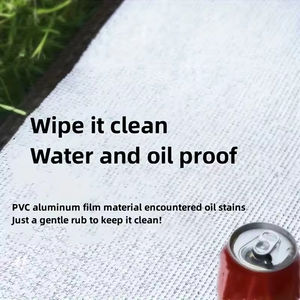Tapete Impermeable de Doble Cara de Aluminio y PVC para Exteriores, Tapete Grueso para Picnic y Playa para Varias Personas, para Campamentos y Picnics - Product Image 4