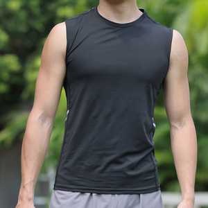 Custom Breathable Sports Fit for Men 100% Polyester Quick Dry Sportswear Summer Sleeveless Vest - Product Image 1
