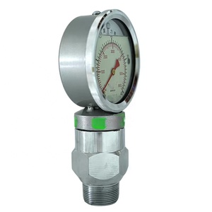 Manomètre anti-vibration YK-100 de qualité supérieure avec une précision de classe 2.5/1.6, plage de 160 Mpa pour la mesure hydraulique dans les champs pétrolifères - Product Image 1