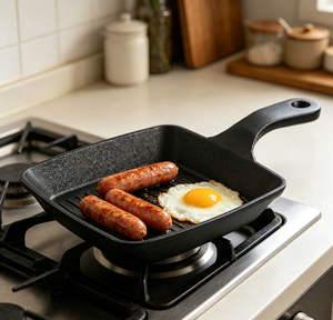 Nueva Sartén Antiadherente Cuadrada de 15 cm, Sartén Japonesa para Tamagoyaki, Sartén de Hierro Fundido, Mini Sartén Cuadrada para Huevos para el <span class=keywords><strong>Desayuno</strong></span> - Product Image 1