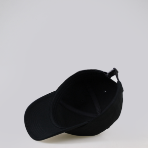 أسود قابل للتعديل غسلها خمر القطن العضوي 6 لوحة التطريز أبي كاب/قبعة مع تصميم الحد الأدنى - Product Image 5