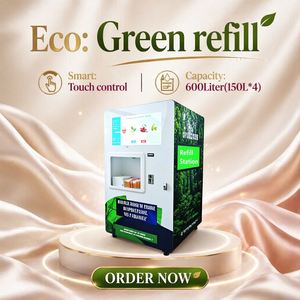 Distributeur automatique de détergent liquide en libre-service en Chine avec SDK, <span class=keywords><strong>code</strong></span> QR, monnayeur, capacité de 600L, 4G LTE et logiciel de gestion des stocks - Product Image 1