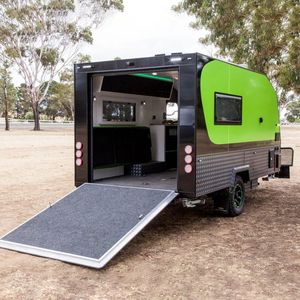 Ecocampor 14ft mini rv léger hors camping-car <span class=keywords><strong>caravane</strong></span> jouet transporteur pour 4 <span class=keywords><strong>personnes</strong></span> - Product Image 1