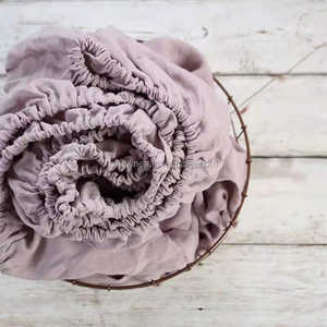 Fournisseurs de linge de lit, ensemble de draps en lin pur <span class=keywords><strong>belge</strong></span> lavable, taille Queen et King, 4 pièces - Product Image 6