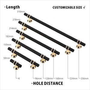 Kích Thước <span class=keywords><strong>T</strong></span>ùy Chỉnh Nhà Máy Nhà Bếp Xử Lý Nhôm <span class=keywords><strong>T</strong></span> Thanh Kéo Kẽm Hợp Kim <span class=keywords><strong>T</strong></span>ủ Xử Lý Kéo 4451 - Product Image 2