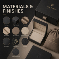 Boîtes à bijoux de luxe en gros avec logo personnalisé pour les marques de bijoux