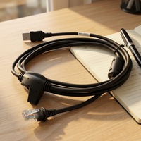 OEM Personnalisé 3M Cuivre Pur Câble USB-RJ50 avec Prise Alimentation pour Scanner Honeywell MS7820 MS7580