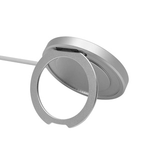 Hợp Kim Nhôm Qi2.2 Nhanh Chóng Sạc Không Dây Đứng Với Mạnh Mẽ Từ Tính 2 Trong <span class=keywords><strong>1</strong></span> Cáp Xách Tay Qi22 25W Không Dây Sạc Pad - Product Image 3