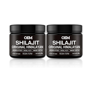 Resina de Shilajit de Marca Privada ODM/OEM, Suplemento Enzimático de Shilajit Puro del Himalaya con Ácido Fúlvico y Más de 85 Minerales Traza para Hombres y Mujeres - Product Image 1