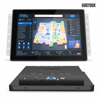 Monitor táctil capacitivo integrado de 7/10.1/13.3/15.6/21.5 pulgadas para máquinas recreativas de juegos con interfaz USB