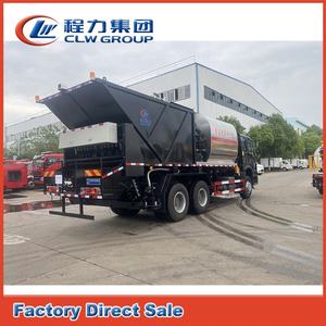 Camion à joint de gravier synchrone Howo 10 roues asphalte bitume synchrone puce scellant épandeur camion à vendre - Product Image 5