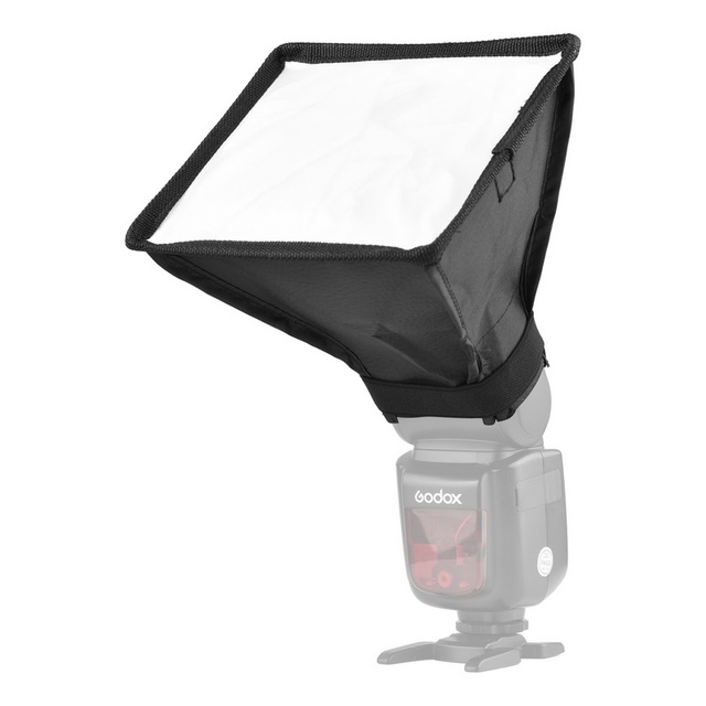 17 * 15cm/ 6.7 * 6in Mini Universal Camera Flash Softbox Speedlite Diffuser Foldable with Carry Bag Replacement