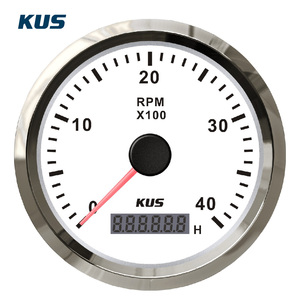 มาตรวัดความเร็วรอบเครื่องยนต์ KUS รุ่น SEA-V ขนาด 85 มม. 12V/24V สำหรับเรือทั่วไป - Product Image 5