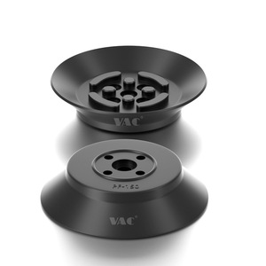Disque de connexion à dents internes et externes en caoutchouc noir en silicone sélectionnable SZQ, fluorosilicone gris, ventouse à vide plate - Product Image 5