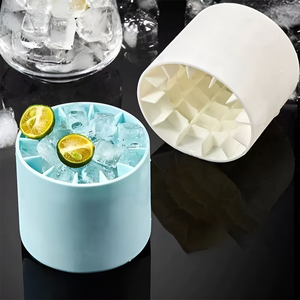 Silicone <b>Ice</b> Cube Mold Round <b>Ice</b> Bucket Summer Homemade DIY Refrigerator Freeze <b>Ice</b> <b>Maker</b> <b>Ice</b> Cube Mold Barware Tools - Product Image 3