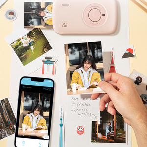 Mini Impresora de Etiquetas Inalámbrica ZINK Rosa para Teléfonos Inteligentes, Diario de Viaje, Regalos DIY, Impresora de Fotos Portátil 2026 - Product Image 2