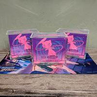 Boîte de protection en acrylique transparente avec aimant puissant pour collection Elite Trainer Box Poke Mon, étui en acrylique avec couvercle magnétique
