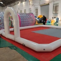 Clôture de jeu gonflable en PVC personnalisée de la marque QY pour usage commercial