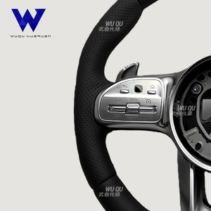 Volante Adatto per Mercedes-AMG Classe A, B, C, E, S W166, W177, <span class=keywords><strong>W205</strong></span>, W213, W212, W218, W222 C63, E63, G63 - Product Image 4