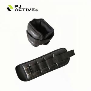 مجموعة أوزان الكاحل والمعصم القابلة للتعديل من بينجيان، أصفاد من الجلد الصناعي للياقة البدنية والبيلاتس واليوجا وتدريب القوة مع حزام داعم مريح - Product Image 2