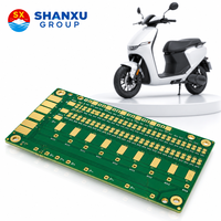 Vierbeiniger Roboterhund Bare PCB 4-Schicht High TG FR-4 ENIG HDI Motorsteuerungs- und Sensorkontrollplatine Aluminium Schwarze Lötmaske