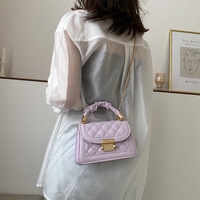 Sac carré tendance coréen 2022 pour femme, style INS, imperméable, bandoulière chaîne, sac à main portable, style célébrité cyber