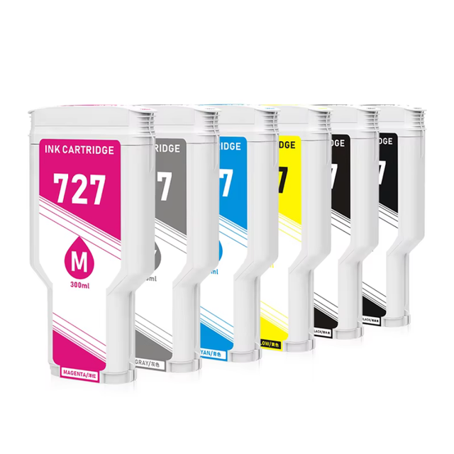 300ml 727 With Dye Ink Cartridge for HP T920 T2500 T930 T1530 T2530 T1500 Printer