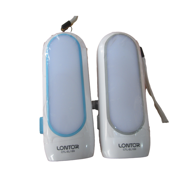For LONTOR Outdoor Portable 360 Degree LED Camping Lantern Light USB Rechargeable with Lithium Batteries Folded Desig