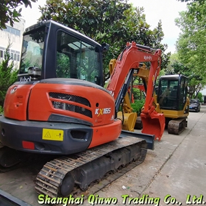 Mini pelleteuse Kubota KX165 de 6 tonnes d'occasion Offre Spéciale les pelleteuses hydrauliques Kubota KX165 Excavatrice sur chenilles d'occasion Kubota KX 165 de 6.5 tonnes - Product Image 6
