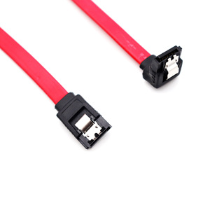 Sata Data <b>Cable</b> 2.0 Solid State Drive Serial Connection <b>Cable</b> Double Straight Head Red Copper Clad Steel Wire - Product Image 3