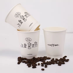 One-Stop Custom Logo Branding Service para Takeaway Reciclável Pacote: Café e copos de papel de bebida quente com tampas - Product Image 6