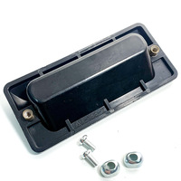 Poignée de porte et tiroirs encastrée en plastique, sous forme de corbeille, idéale pour placard de cuisine ou tiroir