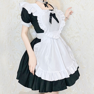 Anime Maid Dress Alice Lolita Costume Women's Black <b>White</b> Dress Adult Cosplay Outfit - Product Image 2