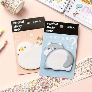 Animal Series <b>Memo</b> <b>Pads</b> Cute Shaped Sticky Notes High Adhesion for Leaving Messages Essential Stationery for Students for - Product Image 3