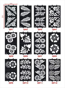 Adesivi per Tatuaggi Mehndi Fai-da-Te con Design Floreale per Piedi e Mani - Product Image 5