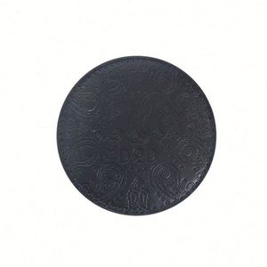 Creative Design Promotional Cup <b>Coaster</b> Blank PU Leather for Drinks for Indoor Use - Product Image 3