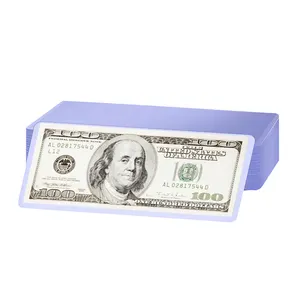 Hot Selling Clear Paper Gelds ammler Kunststoff-Währungs rechnung Top Load Display Holder für Regular Bills Protector