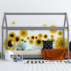 Fabbrica all'ingrosso bella decorazione da parete in PVC girasole adesivo in vinile giallo girasole personalizzato <span class=keywords><strong>adesivi</strong></span> decorativi da parete <span class=keywords><strong>adesivi</strong></span> - Product Image 4