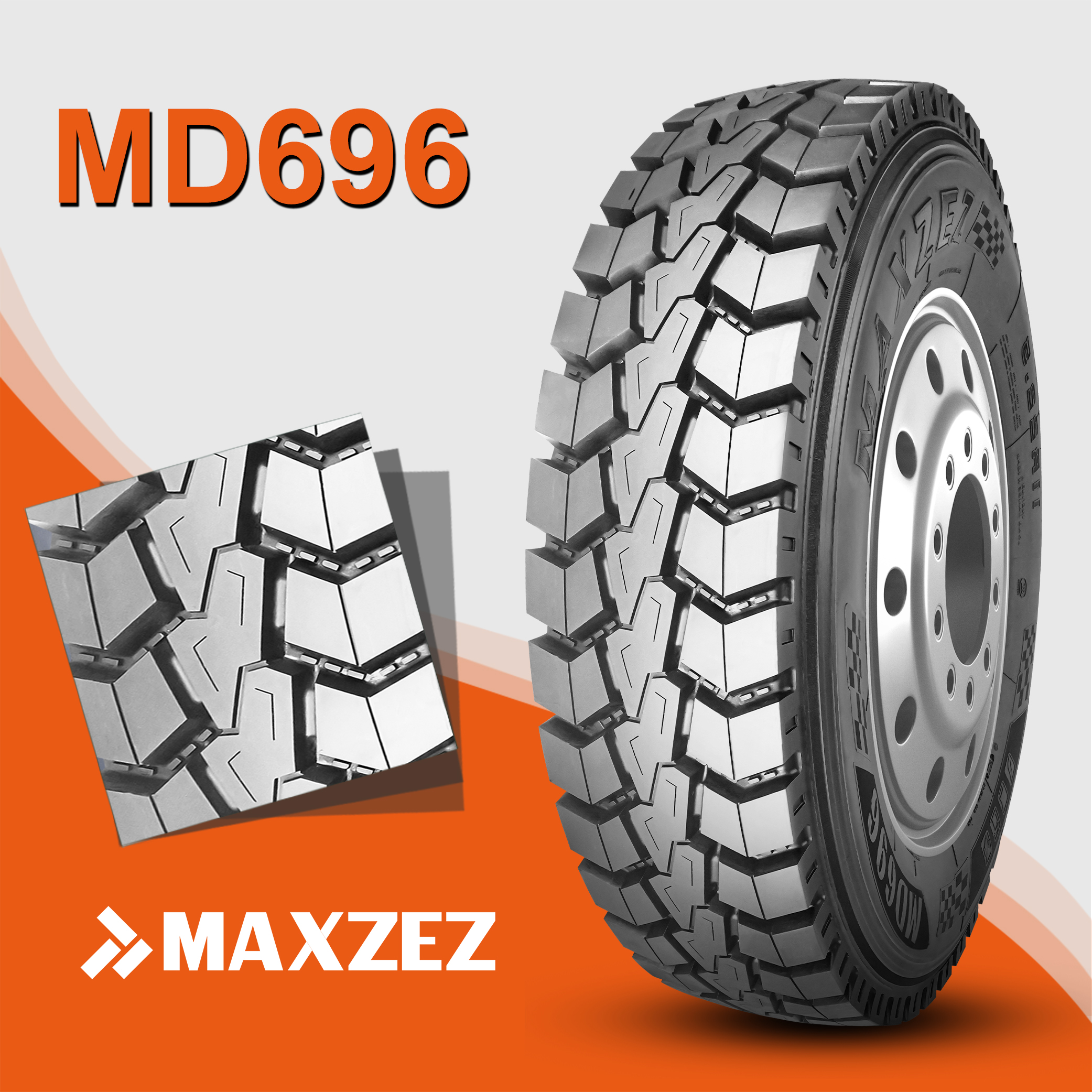 屑米 MAXZEZ 11R22.5 Tires - Durable, High-Performance Options