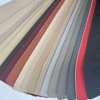 Tissu en cuir PU microfibre, cuir pleine fleur Nappa, imperméable, résistant aux taches, pour les intérieurs de voitures, la sellerie, les meubles, les canapés