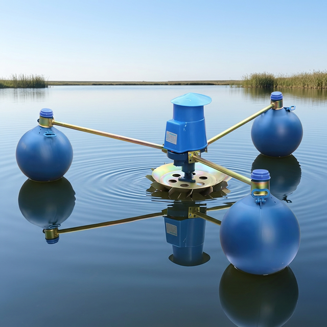 1500 Watts 380 Volts Floating Fish Pond Paddlewheel Aerator Fish Farming Plugged in Tested Certified