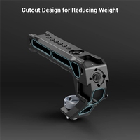 Poignée supérieure avec trous de positionnement 3/8"-16 pour poignée ARRI pour cage de caméra, rig vidéo universel avec 5 griffes froides 3765