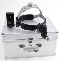Medical Loupes 2.5X3.5x Magnifying Glass with LED Ultra-clear Spotlight for Dental and Micro Surgery