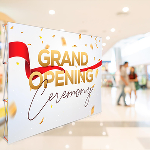 Hot Bán Tùy Chỉnh Thiết Kế Vải Triển Lãm Hiển Thị Quảng Cáo Triển Lãm Thương Mại Hiển Thị Tường Khung Khuyến Mại Biểu Ngữ Đứng Bất kỳ Kích Thước Giá Rẻ - Product Image 5