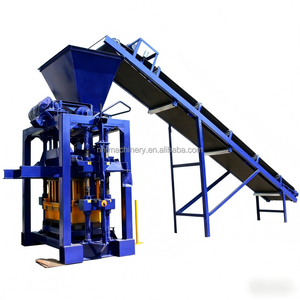 Máquina Manual para Fabricar Bloques de Pavimento Huecos de Cemento QT4-35, Molde de Cemento Vibratorio para Cenizas Volantes y Hormigón para Industrias de la Construcción - Product Image 3