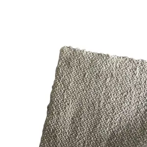 High Quality Fashion Hemp Knit Fabric 330GSM 55%Hemp/45%Orgaic Cotton Hemp French Terry Cloth Fabric
