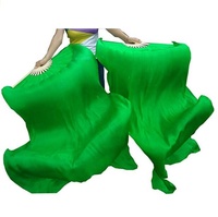 88 couleurs de éventails en soie chinois pour la danse du ventre, voiles longs, accessoires de danse orientale