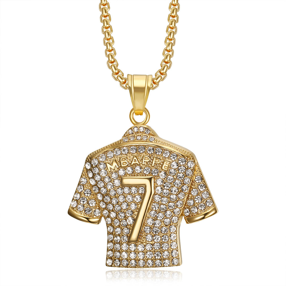 จี้เดี่ยวสีทองไม่มีโซ่