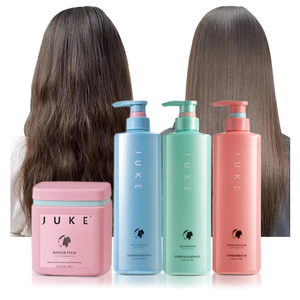 JUKE Salon Professional Hair Care Sets Private Label Shea Butter Shampoo and Conditioner 3 Min <span class=keywords><strong>Total</strong></span> <span class=keywords><strong>Repair</strong></span> with Silk Protein - Product Image 1